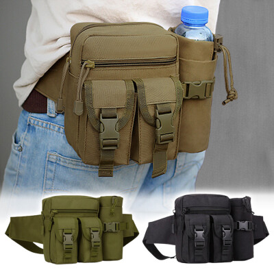 Hip-hop waist bag Mens mountain climbing Hip-hop water bottle Waist bag Waist tweak
