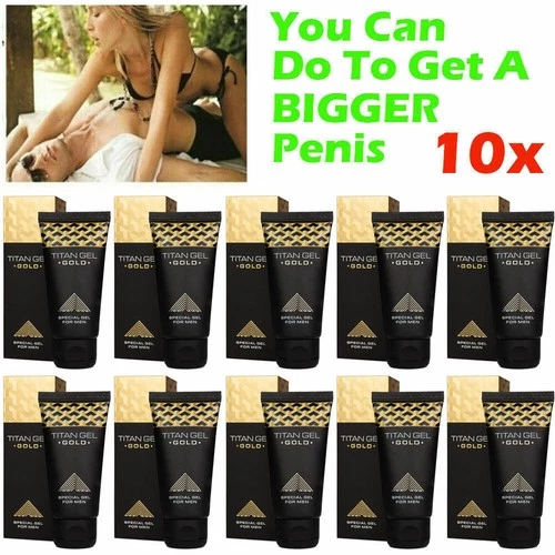 Gel Gold for Men Original Gel to be Titan Man 10PCS