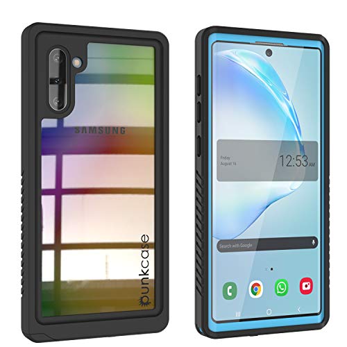 Punkcase Note 10 Waterproof Case [Extreme Series] [Slim Fit] [IP68 Certified] [Shockproof] [Dirtproof] [Snowproof] Armor Cover Compatible W/Samsung Galaxy Note 10 [Blue]