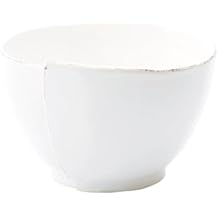 Deep White Serving Bowl by Vietri