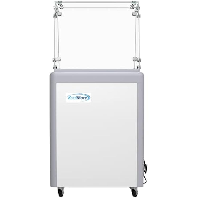 KoolMore 26 in. 5-Pan Gelato Dipping Cabinet Display Freezer with Sliding Glass Door and Sneeze Guard, 6 cu. ft. ETL Listed KM-GDC-26SD-FG