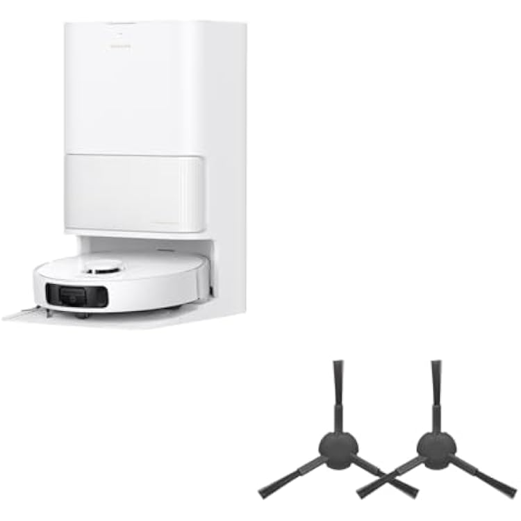DREAME L40s Ultra CE Robot Vacuum Cleaner White and Side Brush