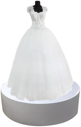Vertical Round Display Stand - 31.5" Column for Event Decor, Mannequin, Hand Puppet, Shoes & Bags Showcase - 80x10cm Plinth Stand