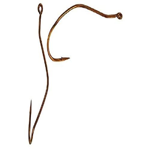 Mustad UltraPoint Slow Death Special Bend Aberdeen Hook Pack of 25, Bronze, 2