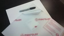 Makrolon GP General-Purpose Clear Transparent Polycarbonate Sheet, 1/25" Thickness, 12" Width, 24" Length