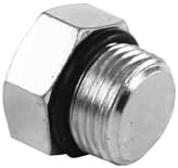 TITAN FITTINGS | SAE O-Ring Boss ORB Solid Hex Head Plug Fitting | 6408-32 | Solid Hex Head Plug, 2" ORB Male