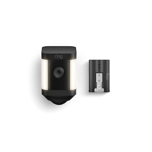 Ring Spotlight Cam Plus, Battery with extra Quick Release Battery
