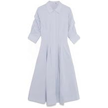Jazz Cotton Pintuck Midi Dress