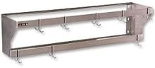 Aero Stainless Steel Wall Mounted Kitchen Pot Rack 84 inch W x 12 inch D x 12 inch H