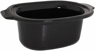 6.5 Quart Ceramic Replacement Insert (SS-990903) Compatible with Crock-Pot Models SD700450/9J, SD700450/AL, SD700450/ALA, SD700450/C4A, SD700550/9J & SD700550/ALA Black Crock Only