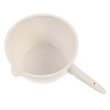 Ceramic Evaporating Basin with Handle 150ml Round Evaporation Dish Laboratory Evaporating Container for Chemistry Experiments