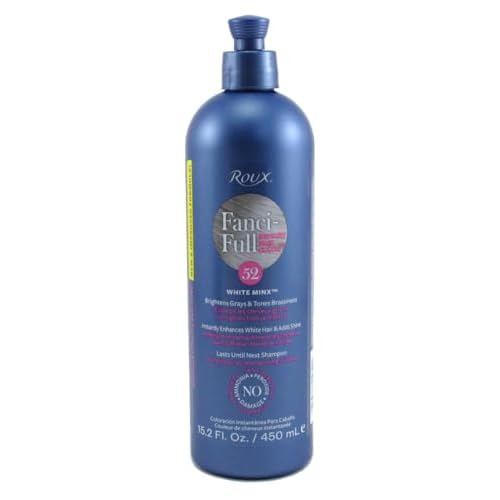 Roux Fanci-Full Rinse #52 White Minx 15.2 Ounce 449ml Pack of 6
