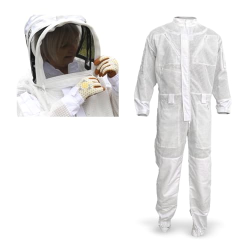 Beekeeping Suit L  Beekeeping Fencing Veil wHat SML Bundle & Save