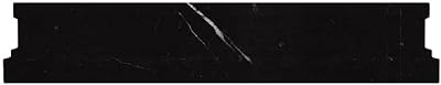 Polished Eastern Black Marble 2 x 0.8 x 12 inch Chair Rail Tile Pack of 10