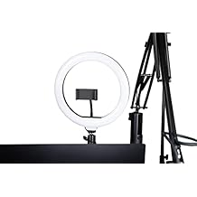 Gator Frameworks ID Series Ring Light Attachment for the Content Creator Tree, (3) Color Modes and (10) Brightness Levels at 3200K, 4500K, and 5500K (GFW CTRINGLIGHT)