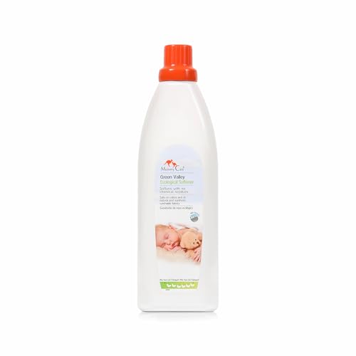 Mommy Care Eco Friendly Organic Fabric Softener - Green Valley Scent Liquid Laundry Fabric Softener Safe for Babies and Sensitive Skin Natural Ingredients 33.8 fl.oz