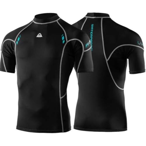 Waterproof Mens R30 Short Sleeve Rash Guard