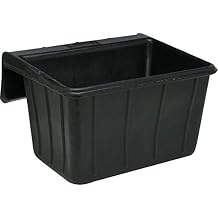 Fortex Rubber Over The Fence Feeder for Horses, 18-Quart