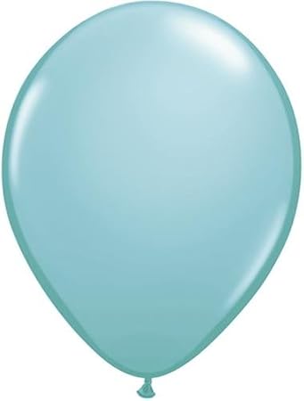 Qualatex 11" Round Balloons, Caribbean Blue - Pack of 20