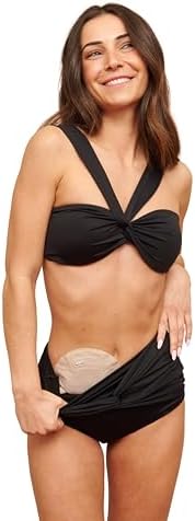 SIIL Ostomy Swimwear for Women - Bikini with Stoma Pocket | Colostomy Ileostomy Bag Cover for Swimming