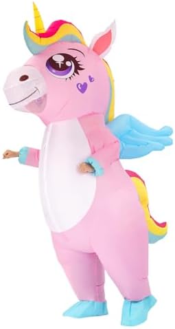 Inflatable Unicorn Costume for Adult - Funny Christmas Gift for Men Women, Full Body Blow Up Suit for Party Cosplay