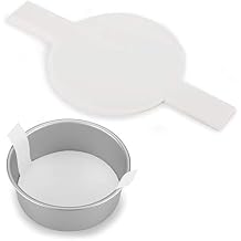 8 Inch Parchment Paper Rounds, Set of 100, Non Stick Baking Parchment Circles, Cake Parchment Rounds with Lift Tabs for Baking