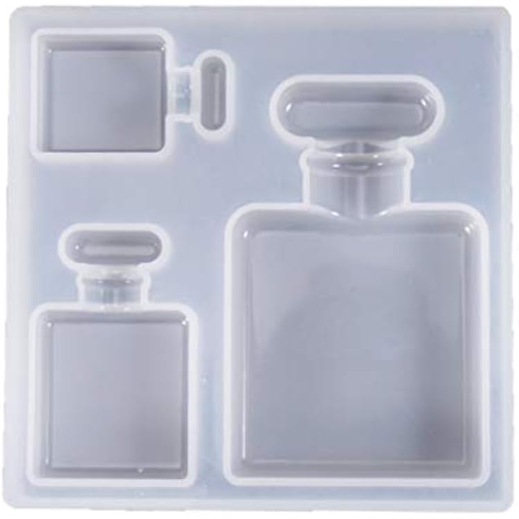 Epoxy Resin Silicone Molds,Perfume Bottle Patch Mold Crystal Epoxy Glue Crafts Decorations Pendant Making