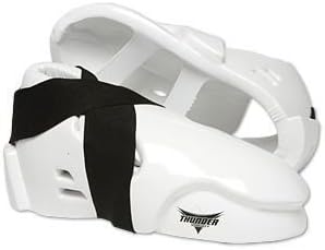 Proforce Thunder Double Layered Kicks Karate Sparring Shoes - White - Large - 9/10