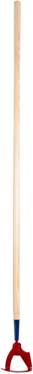 Lehman's Precision Garden Hoe, Amish Made Dutch, Push-Pull and Traditional Hoe, Steel with 60 in Wood Handle
