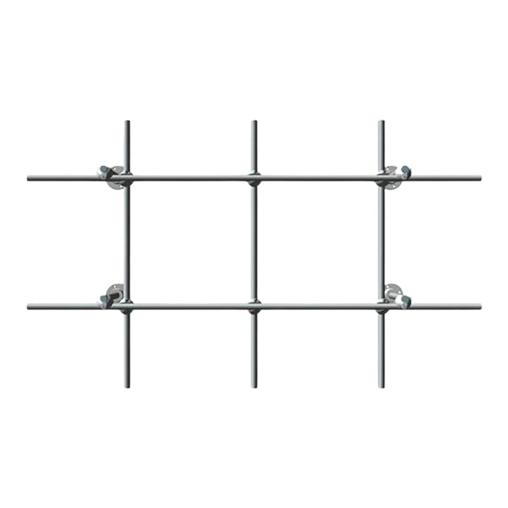 BM-6F 6 Foot Back Mount Fiberglass Lab-Frame Kit. The Kit Includes: 5 36îRods, 2 72î Rods, 6 4î Rods, 16 Connectors and 6 B