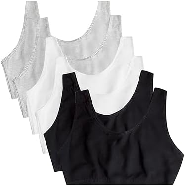 Fruit of the Loom Womens Built Up Tank Style Sports Bra Value Pack
