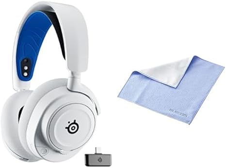 SteelSeries 61561 Wireless Gaming Headset, Lightweight, Voice Chat, Connects Games and Smartphones Simultaneously