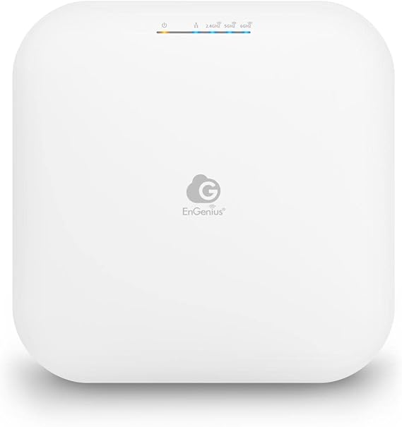 EnGenius Cloud Managed ECW336 Wi-Fi 6E 4x4 Indoor Ceiling Mount Tri-Band Access Point