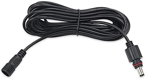 T-SUN 16.4ft Solar Spotlights Extension Cable, Solar Lights DC Extension Wire Extension Cord IP65 Waterproof, 1 Pack