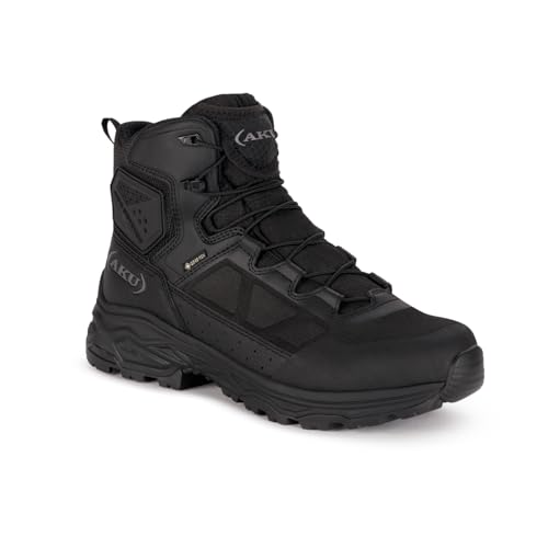 AKU Mens Sentinel Mid GTX Tactical High-Traction Durable Breathable Laced Combat Boots, Textile Upper with Rubber Protection