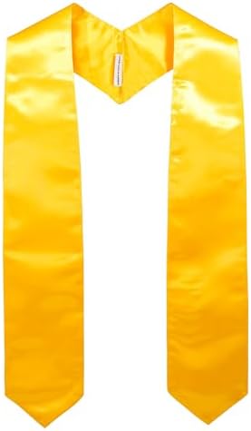 GraduationMall Unisex Adult Plain Graduation Stole 6072
