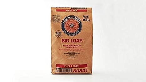 Gold Medal Big Loaf Flour, Enriched, Bleached Bread for Baking, 50lb Bag