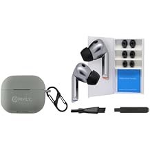 Comply Silicone Case Bundle with TrueGrip Premium Memory Foam Replacement Earbud Tips for Samsung Galaxy Buds3 Pro, Black, Large, 3 Pairs, Durable Protective Cover for Wireless Earbuds