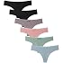 Kiench Teen Girls Thongs Underwear Cotton Panties for Teenager 10-18 Years Pack of 6