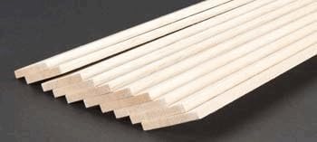 Balsa Wood 1/4 X 2 X 36 (5) - Quantity is Listed in Parenthesis in Title