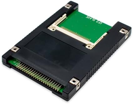 Dual Compact Flash CF to 44 Pin IDE/PATA 2.5" Adapter Enclosure, Black SD-ADA45006
