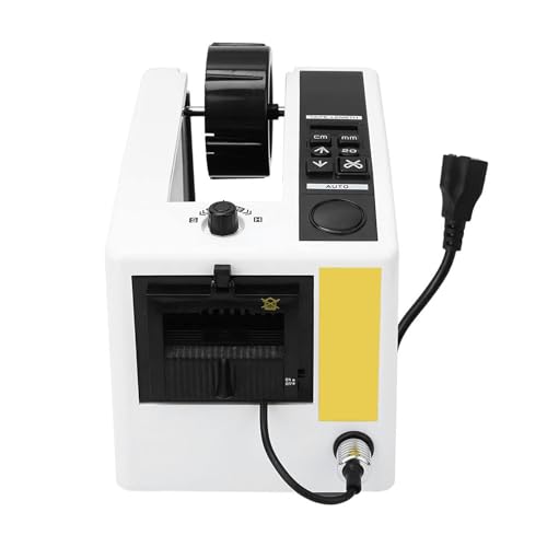 Automatic Tape Dispenser, Automatic Electric Tape Dispenser, 30W Electric Ribbon Cutting Machine, Cutting Length 20-999MM, Width 7-50MM, for Shipping, Business and Home