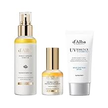 d'alba Piedmont White Truffle Spray Serum & Waterfull Essence Sunscreen BROAD SPECTRUM SPF 50+, Double Serum 30ml