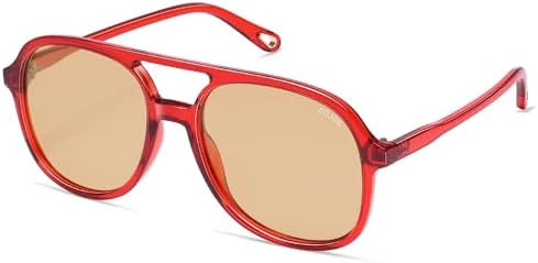 SOJOS Retro Polarized Aviator Sunglasses Womens Mens Classic 70s 80s Vintage Trendy Square Aviators SJ2174