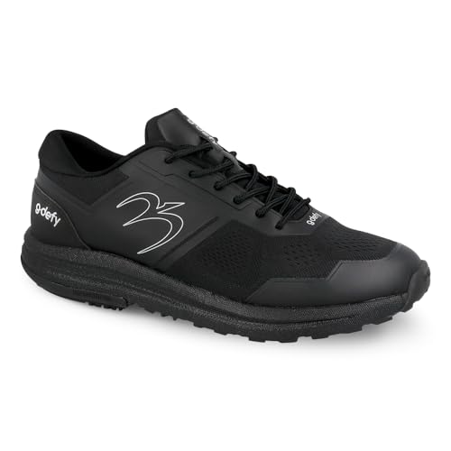 Gravity Defyer G-DEFY MightyRun Mens Energy, Performance & Comfort Running Shoe | Slip-On Comfort with VersoShock Technology for Pain Associated with Running, Walking & Prolonged Standing