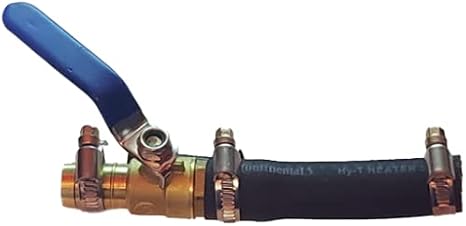 MUZZYS A/C HACK KIT Fits: Ram 2019 2020 2021 2022 1500 2500 3500 Trucks with Weak/Warm Air Conditioning from Factory, Heater Core Blend Door By-Pass Mod Fix, W/Clamps Hose Shut Off Valve, Gas & Diesel