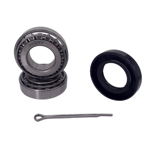 DEEG Harbor Freight Trailer Bearing kit 30205 Bearings and Seal tc 30x52x10mm Fits 25mm Trailer axles