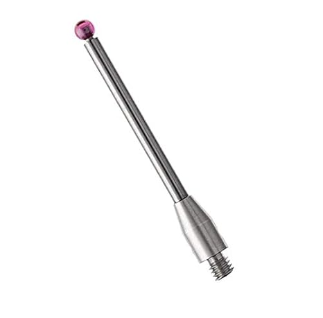 CMM Touch Probe Stylus M3 Thread Shank 2.5mm Diameter Ruby Ball Tip 30mm Long