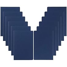 12 Pack College Ruled Notebook Journals Bulk, Lined Paper, 60 Page, 5.5x8.3 inch, A5, Travel Journal Set for Travelers, Students, Church, Office, Writing Diary Subject Notebooks Planner, Blue