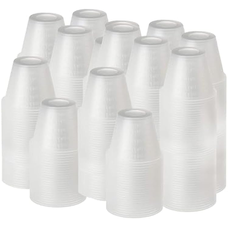 [2000 Count - 1 oz.] Perfect Stix Disposable Graduated Plastic Medicine Cups - For Mixed Pills, Medication Measuring, Resin Mixing, Mouthwash